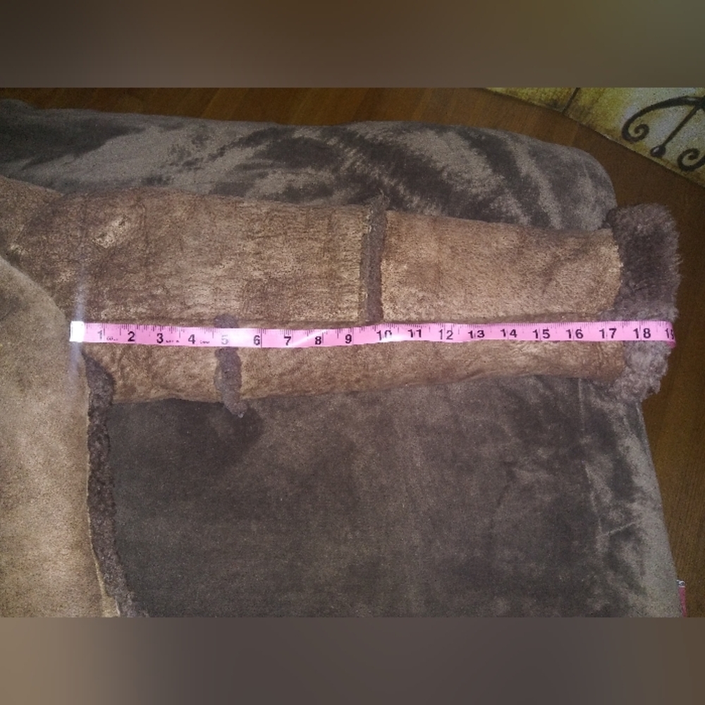Ferris Bro's Furs Genuine Shearling Sheepskin Vintage Marlboro Man Style Jacket - Picture 11 of 15
